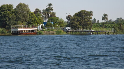 Excursion ship on Nile, Egypt, Africa
