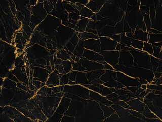 Black and gold marble luxury wall texture with shiny golden line pattern abstract background design for a cover book or wallpaper and banner website.	
