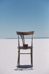 chair and salt, tuz gölü