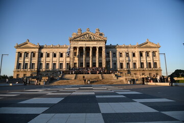 Obraz premium Edificio del parlamento de Uruguay también llamado palacio legislativo.