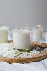 Soy Candles and Natural Soy Wax, Handmade Scented Candles in Glasses, Candle Making