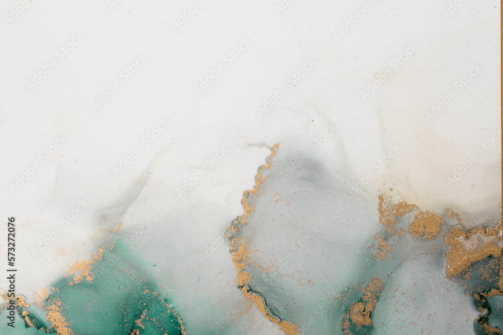 Poster marble ink abstract art from exquisite original painting for abstract background . painting was pain
