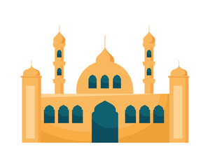 muslim mosque temple facade