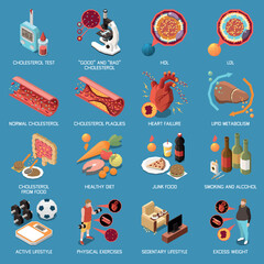 Cholesterol Isometric Set