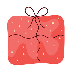 red gift box present