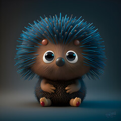 3d porcupine artificial intelligence