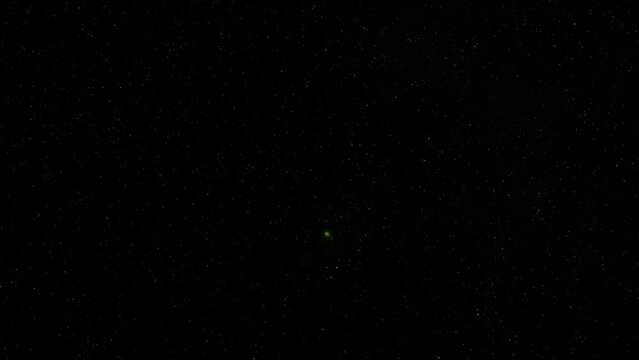 February 1-2, 2023 the rare green comet C/2022 E3 (ZTF) made its closest pass by Earth. This video was taken 2-1 from near Ashland, OR. Exp: 8 sec f/1.8 ISO 800 Sony FE 135mm f/1.8 GM Sony a7R IVA