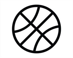 vector basketball icon