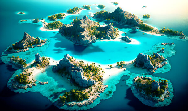 what is a large group of islands