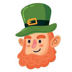 leprechaun head comic character