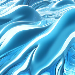 Blue wave holographic design background