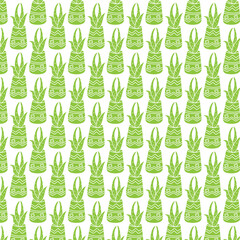 aloe vera pattern backgruond