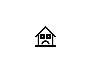 Fototapeta premium not found home icon