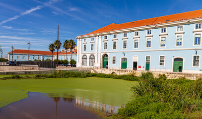 Fototapeta na wymiar Portuguese navy building (Arsenal), Lisbon, Portugal