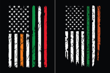Irish Italian American Flag
