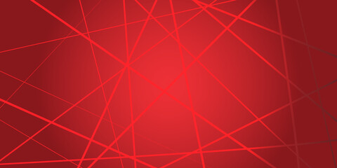Abstract luxurious red background with lines. Geometric lines banner design background. Vector illustration.