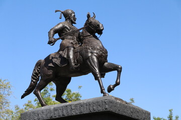 Fototapeta na wymiar Statue Of Shivaji Maharaj in Mahrashtra