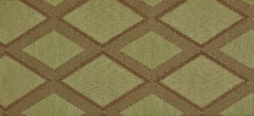 Upholstery fabric fragment for furniture, home or office decor, close up