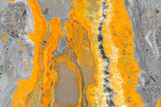 Indonesian Bumblebee mineral stone also known as Sunset Jasper or Solar Eclipse Jasper. Meditation stone. Natural mineral rock texture