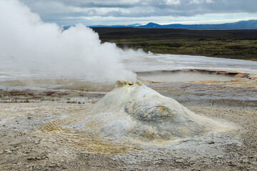 Iceland National Park Golden Cirlce Geysir