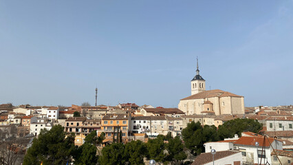 Fototapeta na wymiar Views of Colmenar de Oreja, town of Madrid in Spain