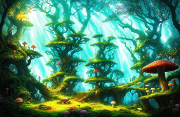 Magical Green Forest	
