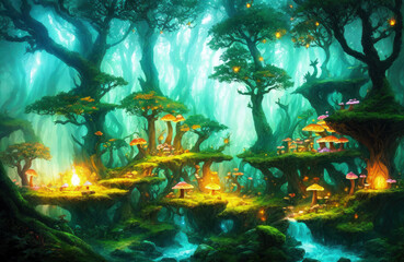 Magical Green Forest	
