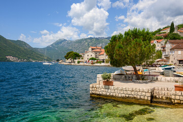 Perast - one of the most beautiful and peaceful towns on Montenegro coast. Europe