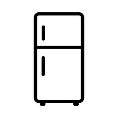 Refrigerator icon vector
