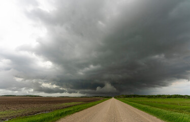 Obraz premium Prairie Storm Clouds