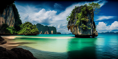 Beautiful Thailand travel concept. - obrazy, fototapety, plakaty