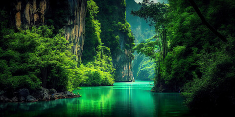Beautiful Thailand travel concept.