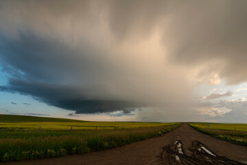 Obraz premium Prairie Storm Clouds