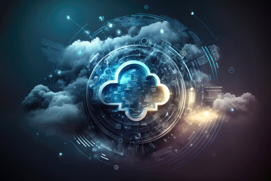 Cloud computing concept, generative ai 