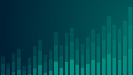 Abstract graph chart of stock market trade background.