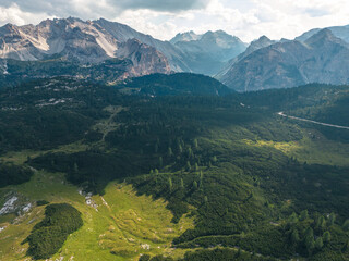 landscape with mountains