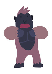 Kid boy room scene element. Home accessory. Interior toy sign illustration