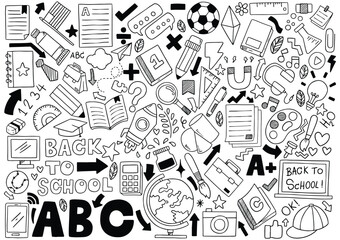 icons set Get Ready for the New School Year A Comprehensive Vector Set of Back to School Essentials