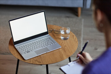 Opened Laptop of Psychologist