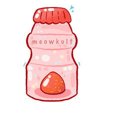 hand drawn illustration of a strawberry