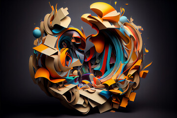 Obraz premium Abstract background with lines