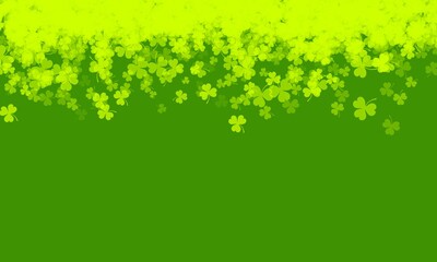 shamrocks raining st patricks frame