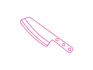 knife icon or logo isolated sign symbol vector illustration. clip isolated on white