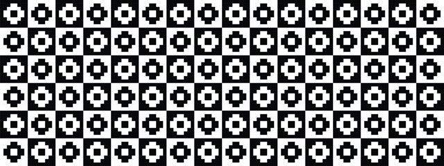 Pixel Art Pattern Background Isolated