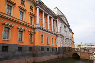 Beautiful historical buildings, urban architecture.