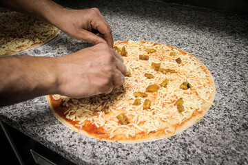 restaurante pizza, comida italiana