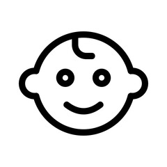 baby icon or logo isolated sign symbol vector illustration - high quality black style vector icons
