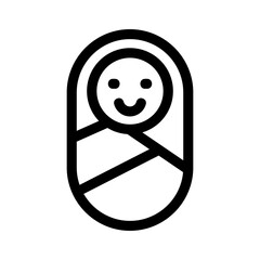 baby icon or logo isolated sign symbol vector illustration - high quality black style vector icons
