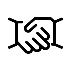 deal icon or logo isolated sign symbol vector illustration - high quality black style vector icons
