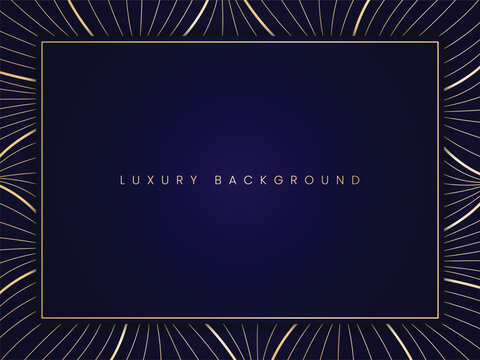 luxury royal blue and golden abstract background